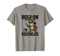 Hold Partner Im Overstimulated T-Shirt - Minimalist Print for Adults - T-Shirt, Sweatshirt, Hoodie
