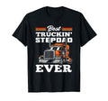 Mens Best Truckin Stepdad Ever Foster T-Shirt - Custom Art Print Men Women - T-Shirt, Sweatshirt, Hoodie