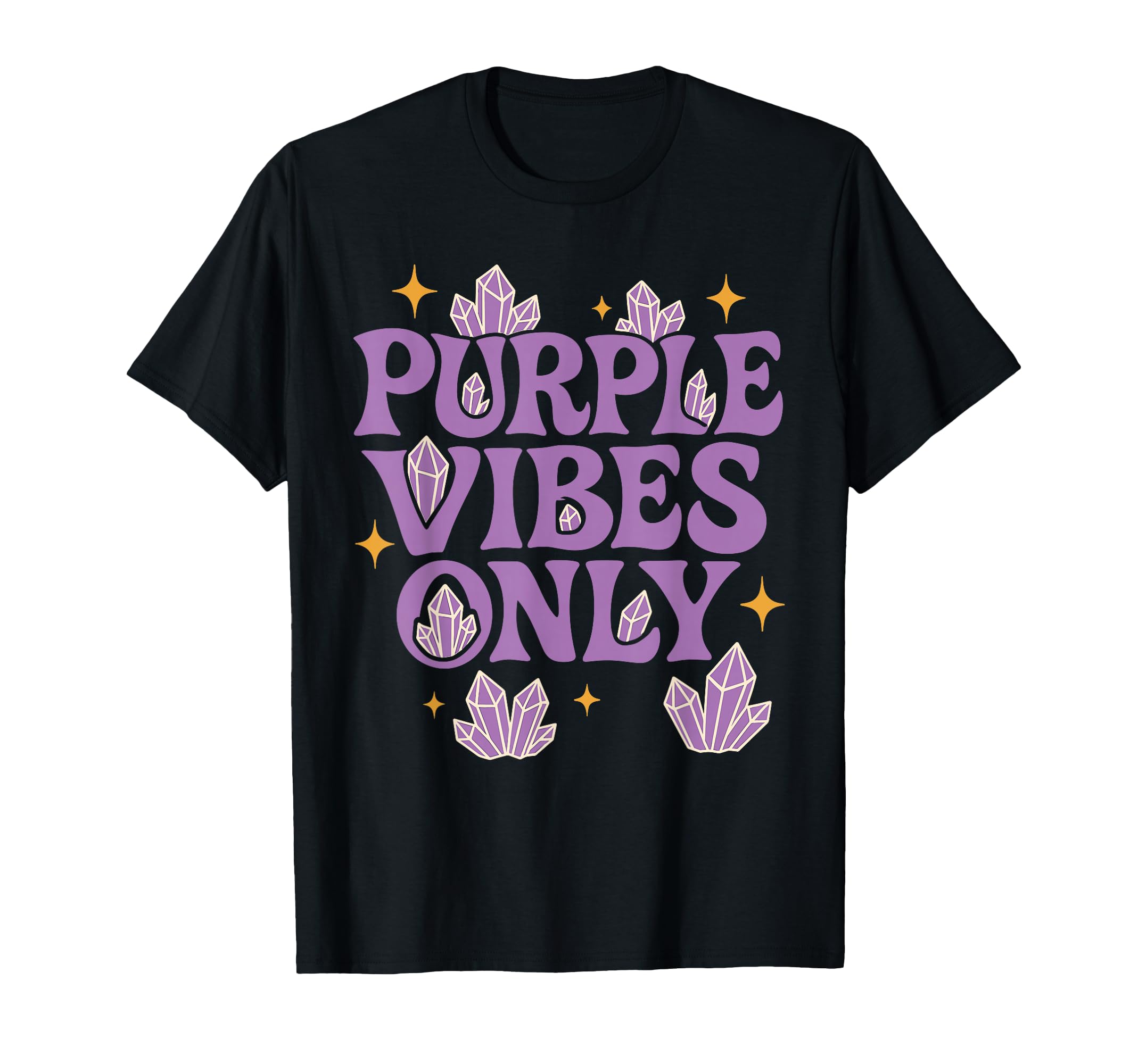 Amethyst Addict Healing Crystal T-Shirt - Fun Novelty Design Men Women - T-Shirt, Sweatshirt, Hoodie