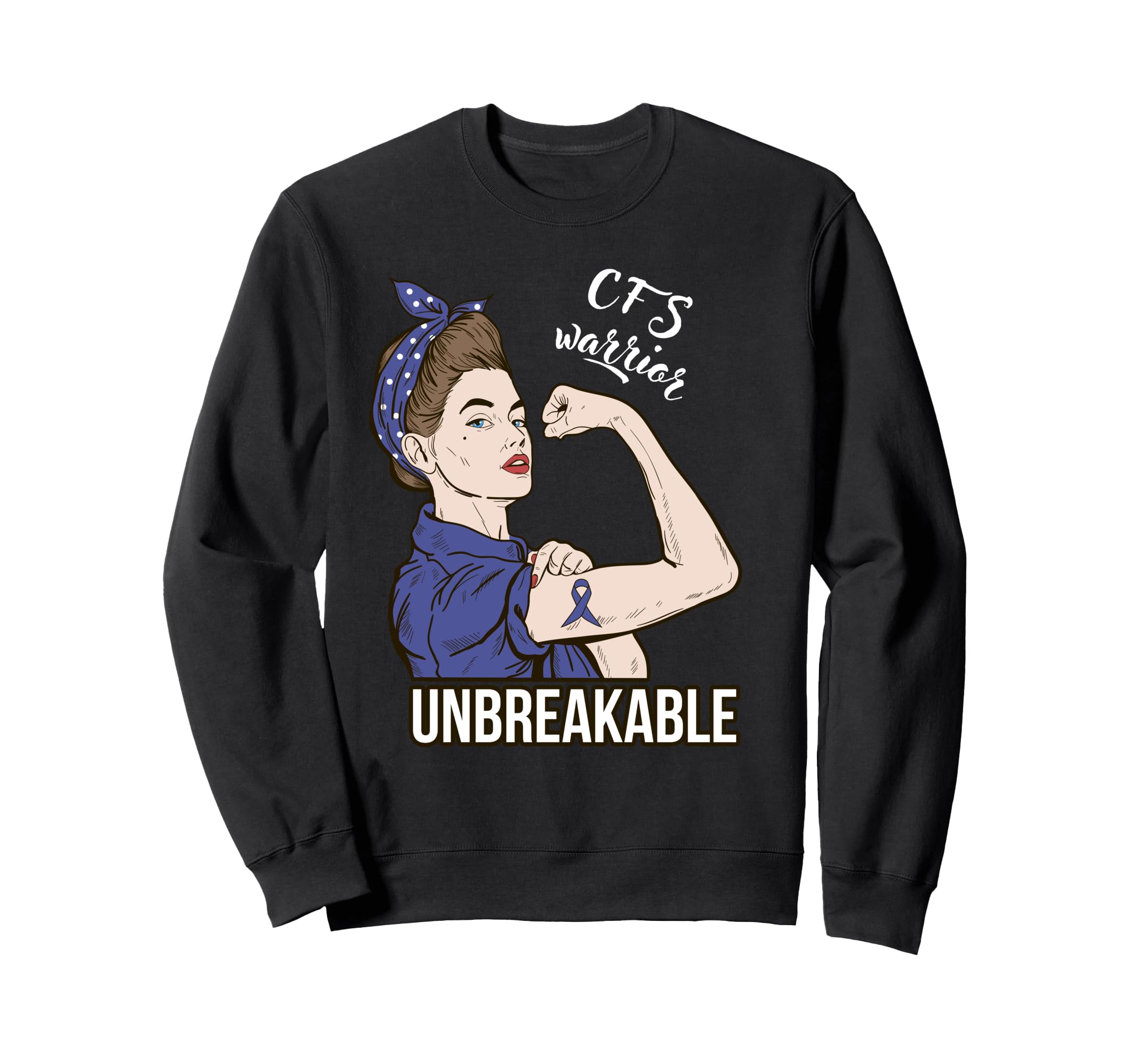 Chronic Fatigue Syndrome Awareness Her Sweatshirt - Trendy Graphic Unisex - T-Shirt, Sweatshirt, Hoodie