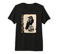 Edgar Allan Poe Raven Gothic Book T-Shirt - Custom Art Print Men Women - T-Shirt, Sweatshirt, Hoodie