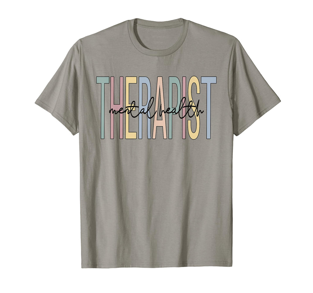 Mental Health Therapist Boho T-Shirt - Fun Novelty Design for Adults - T-Shirt, Sweatshirt, Hoodie