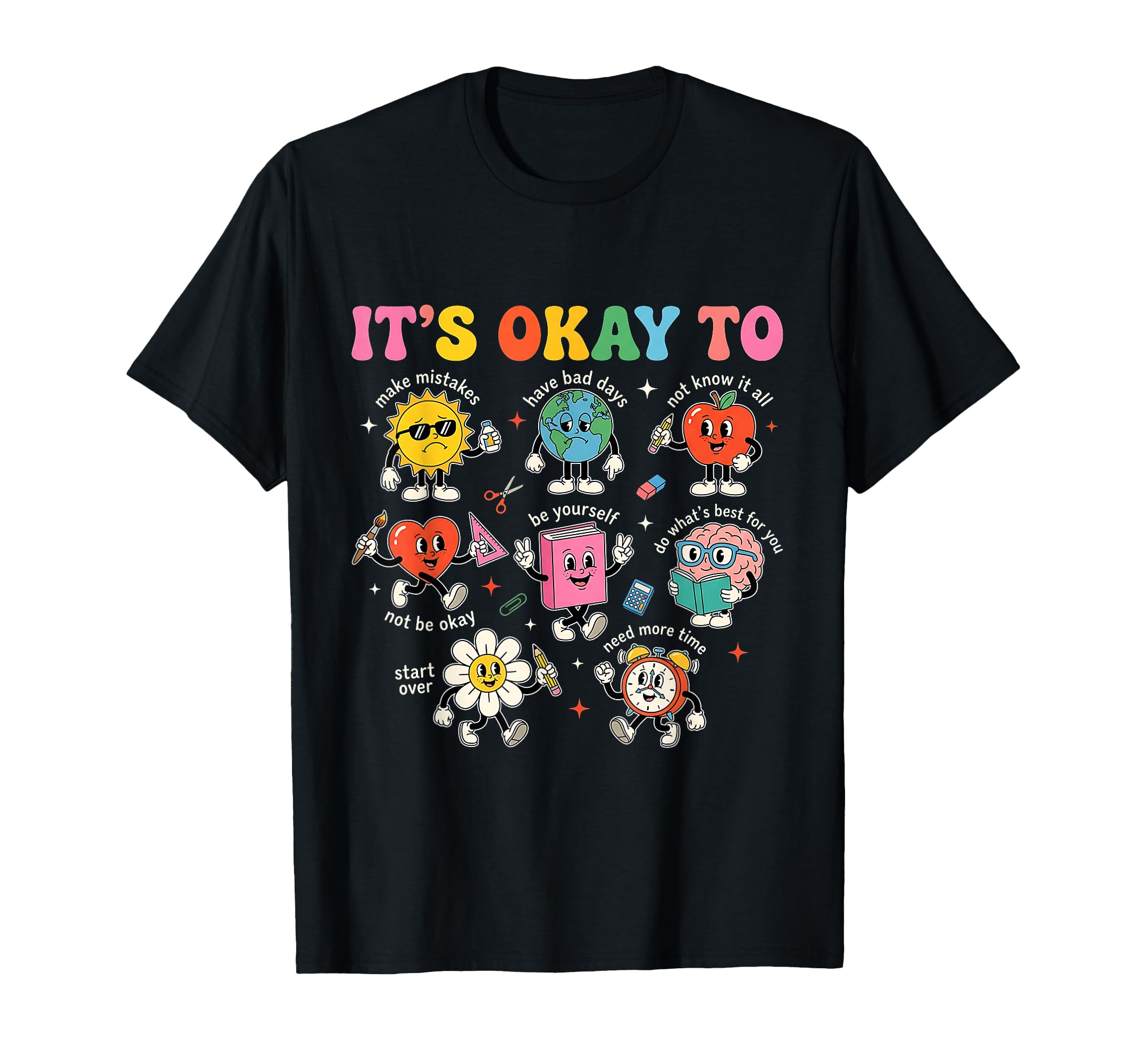 Its Okay To Make Mistakes Autism T-Shirt - Unique Graphic for Adults - T-Shirt, Sweatshirt, Hoodie