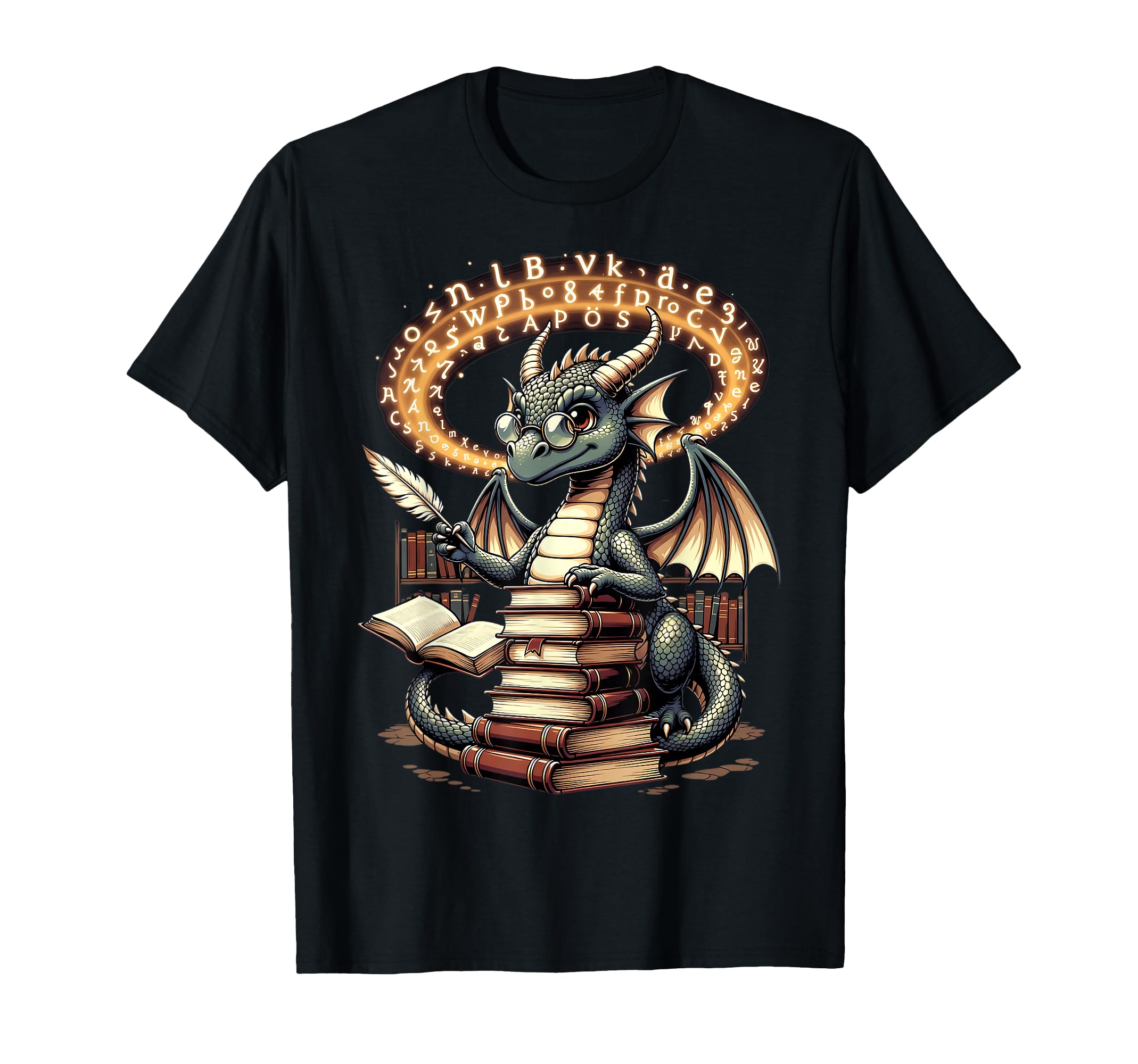 Word Nerd Day Dragon Books T-Shirt - Casual Everyday Wear for Adults - T-Shirt, Sweatshirt, Hoodie