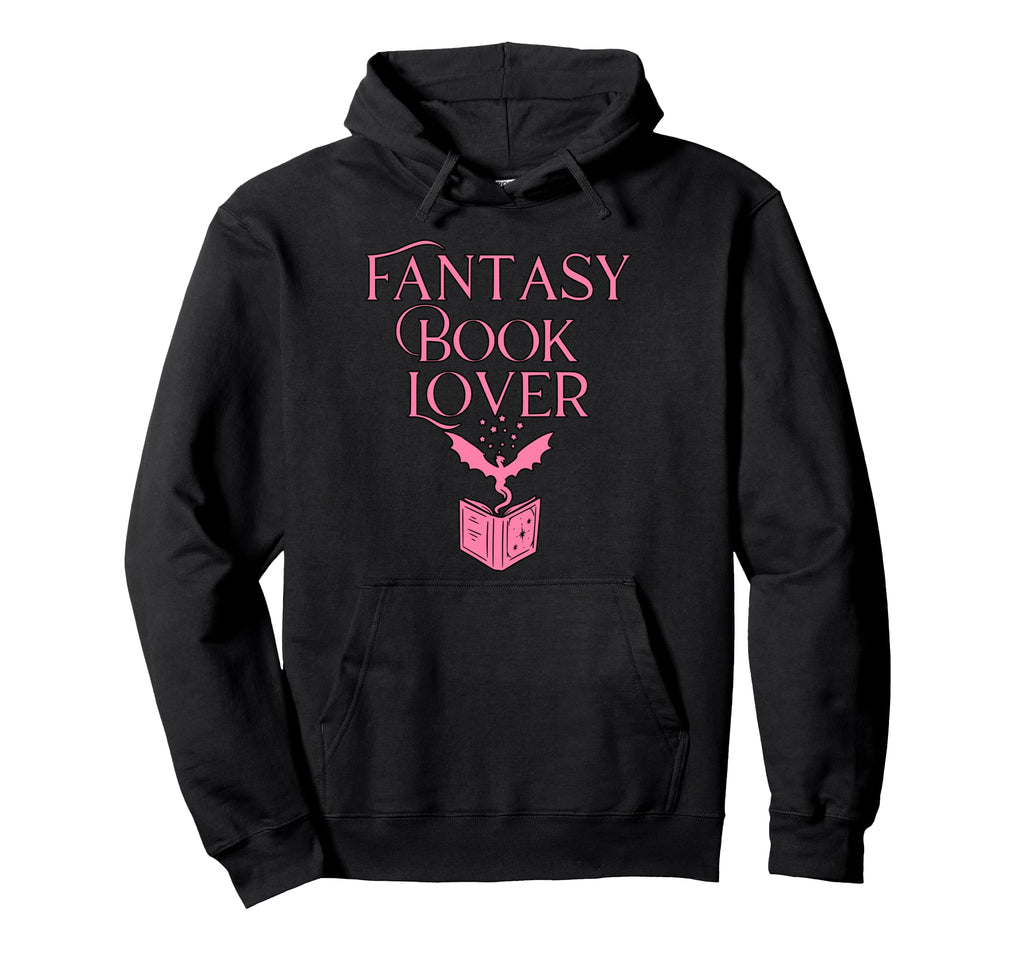 Fantasy Book Lover Dragons And Magic Hoodie - Custom Art Print Men Women - T-Shirt, Sweatshirt, Hoodie