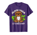 Sloth Yoga Meditation Lets Have Nap T-Shirt - Custom Art Print Men Women - T-Shirt, Sweatshirt, Hoodie