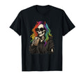 Dark Fantasy Baddie Skeleton Anime T-Shirt - Novelty Apparel for Adults - T-Shirt, Sweatshirt, Hoodie