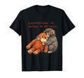 Punch Monkey Hug Comfort Mental T-Shirt - Custom Art Print for Adults - T-Shirt, Sweatshirt, Hoodie