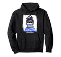 Messy Bun Support Awareness Squad I Hoodie - Graphic Print for Adults - T-Shirt, Sweatshirt, Hoodie