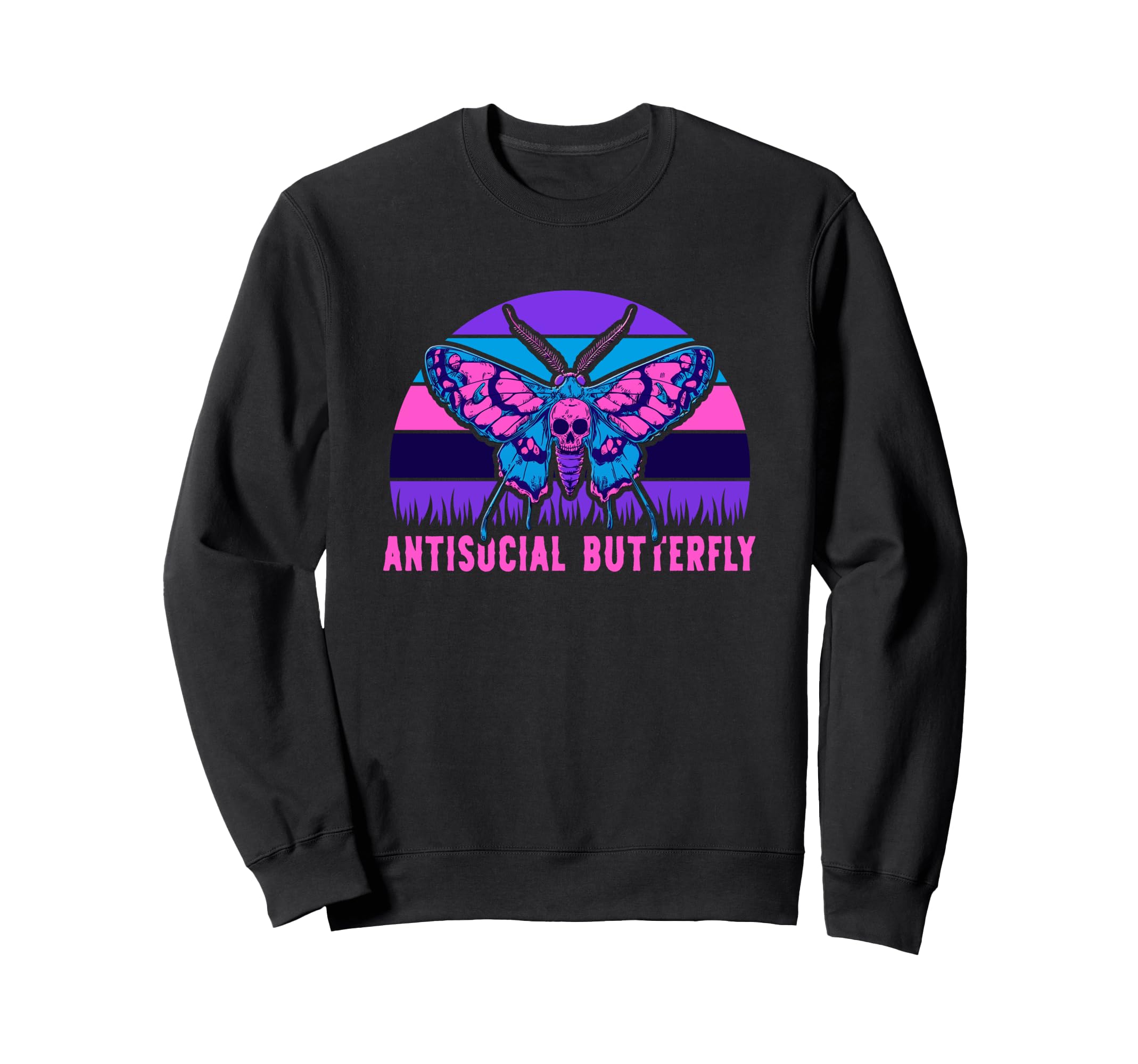 Antisocial Butterfly Gift Hoodie - Fun Novelty Design for Adults - T-Shirt, Sweatshirt, Hoodie