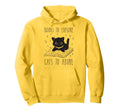 Books To Explore Cats To Adore Book Hoodie - Aesthetic Graphic Men Women - T-Shirt, Sweatshirt, Hoodie