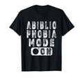 Abibliophobia Mode Book Lover T-Shirt - Novelty Apparel for Adults - T-Shirt, Sweatshirt, Hoodie