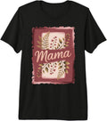Mothers Day Mama Floral Bow Ribbon Unisex T-shirt, Sweatshirt, Hoodie, Long Sleeve Tee - T-Shirt, Sweatshirt, Hoodie