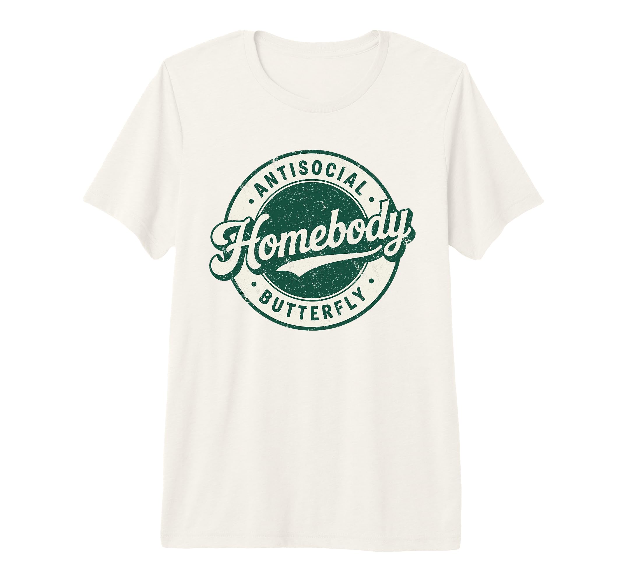 Homebody Antisocial Butterfly T-Shirt - Minimalist Print for Adults - T-Shirt, Sweatshirt, Hoodie