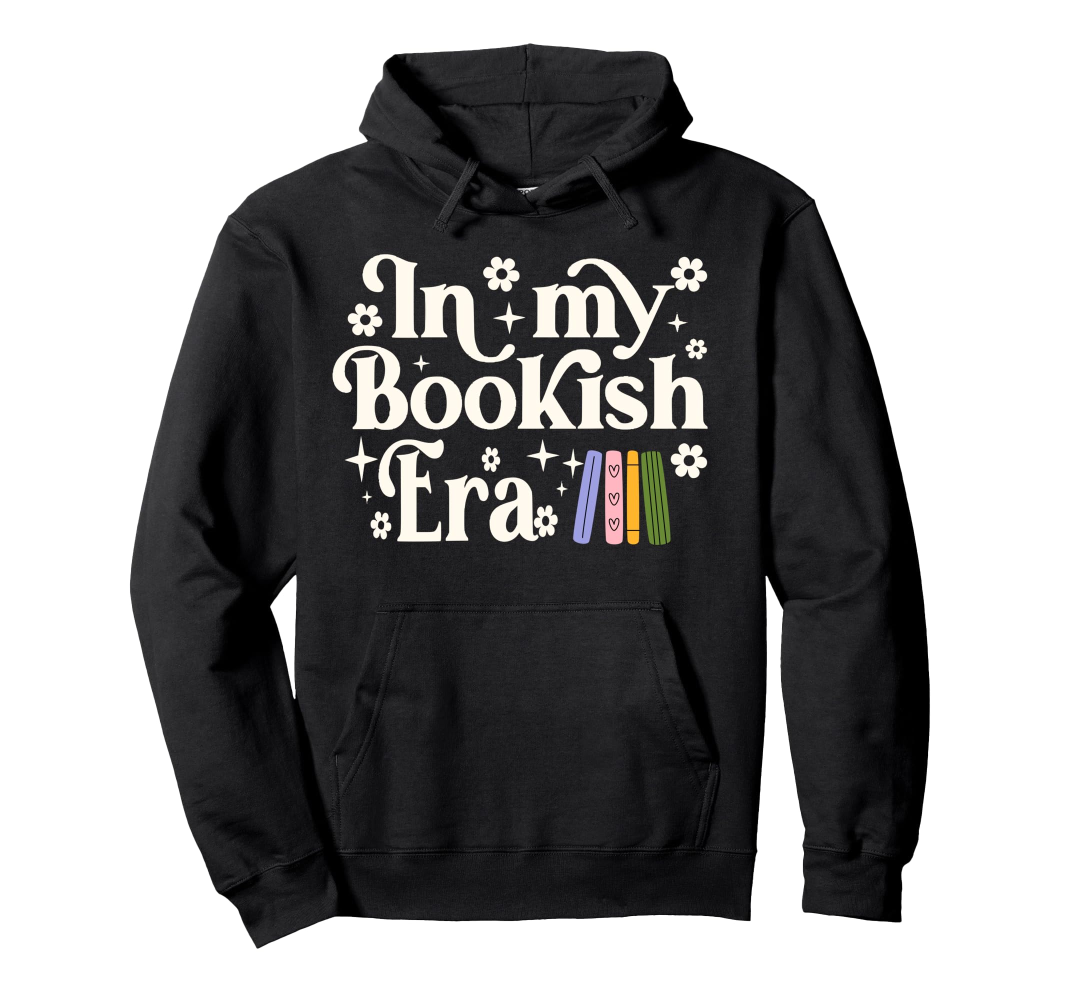 My Bookish Era Book Lover Hoodie - Minimalist Print Men Women - T-Shirt, Sweatshirt, Hoodie