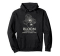 Bloom Self Care Line Art Floral Face Hoodie - Aesthetic Graphic for Adults - T-Shirt, Sweatshirt, Hoodie