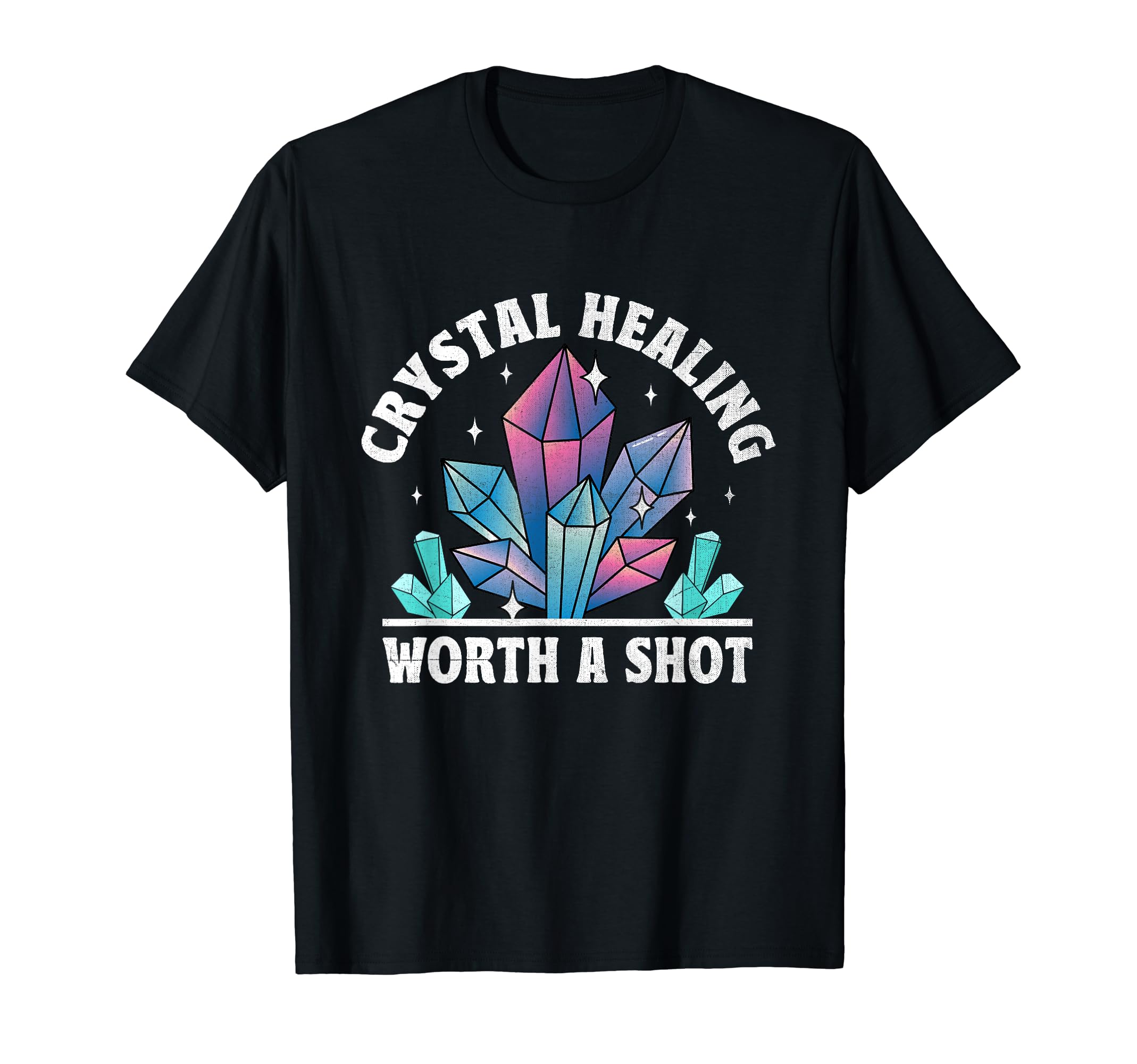 Spiritual Crystal Stones Healing T-Shirt - Unique Graphic Men Women - T-Shirt, Sweatshirt, Hoodie