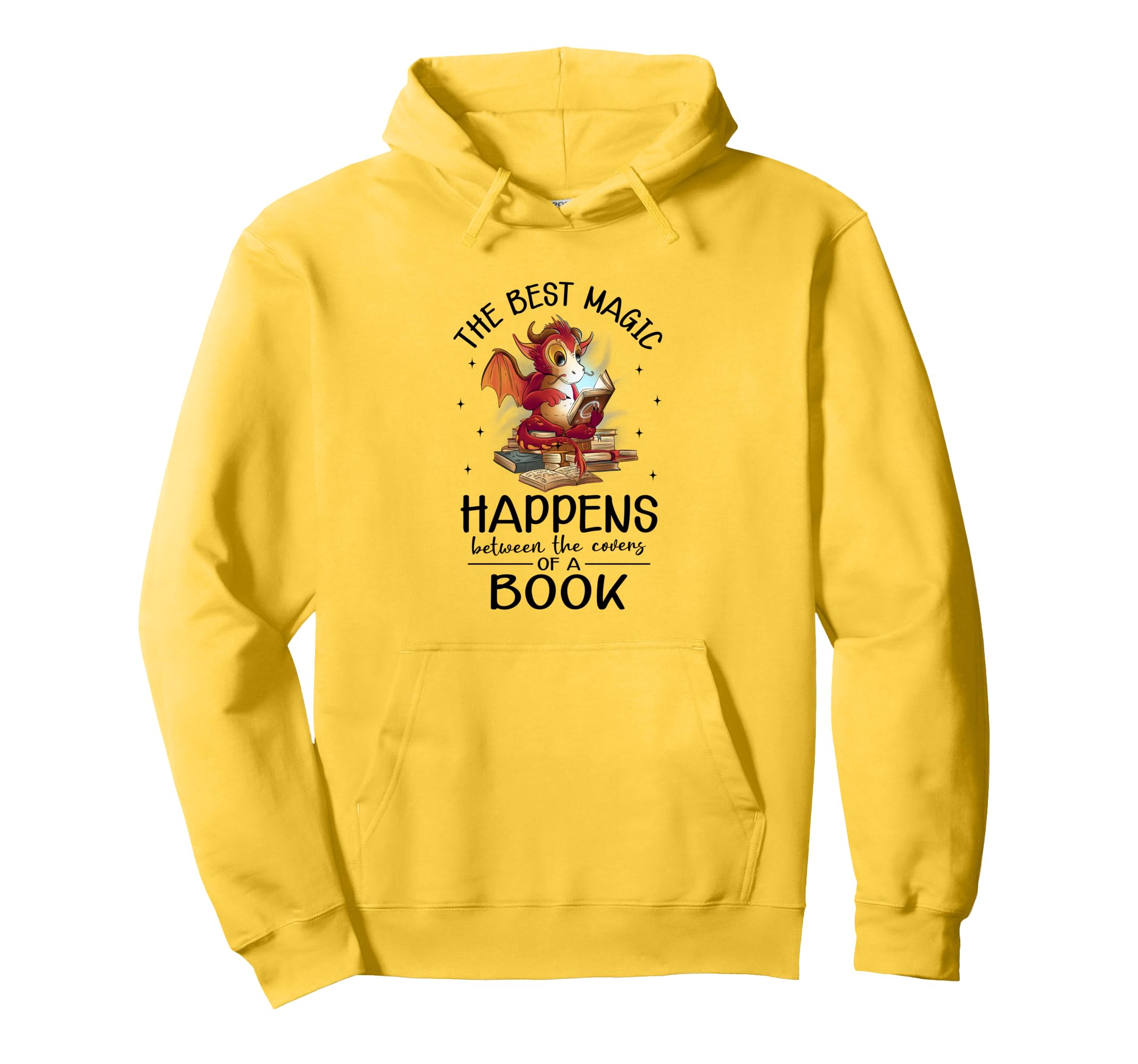 Reading Dragon Booktok Book Lover Book Hoodie - Novelty Apparel Unisex - T-Shirt, Sweatshirt, Hoodie