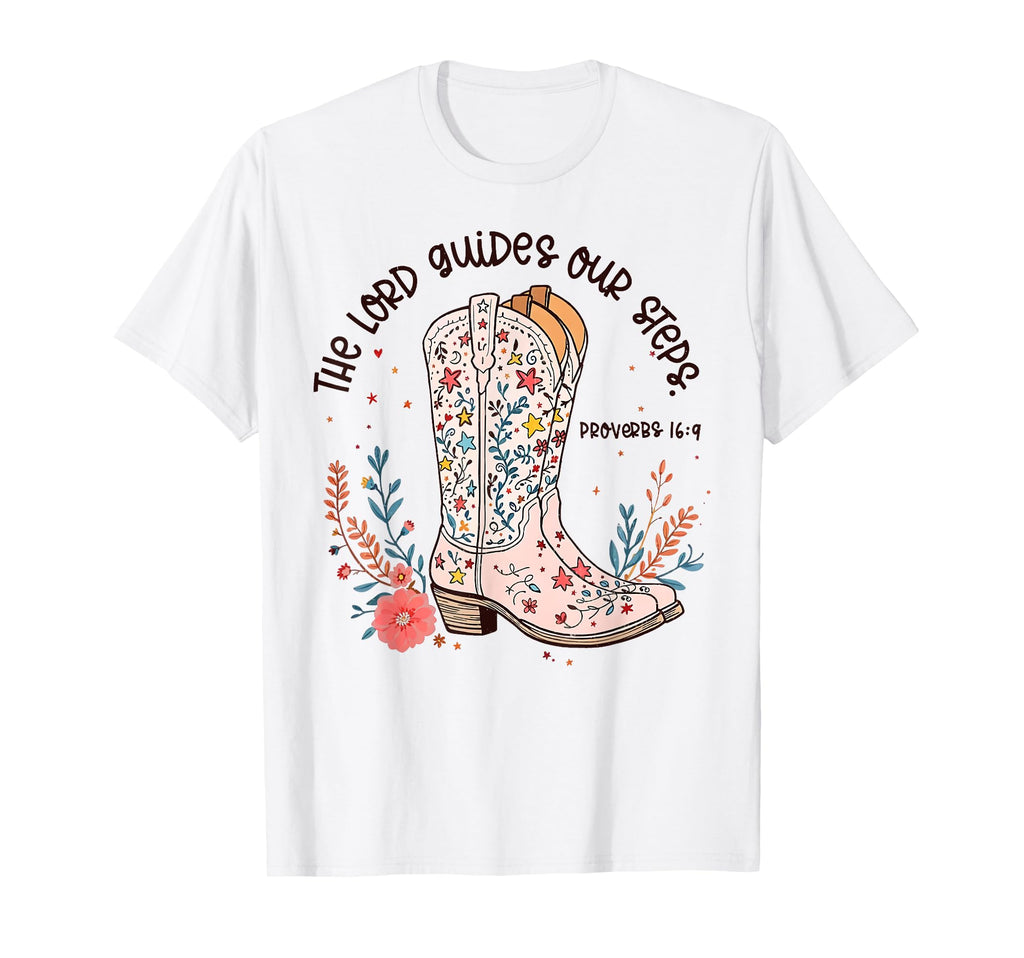 Lord Guides Our Steps Wildflower T-Shirt - Streetwear Style Men Women - T-Shirt, Sweatshirt, Hoodie