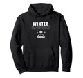 Winter And Reading Books Literature Hoodie - Streetwear Style for Adults - T-Shirt, Sweatshirt, Hoodie