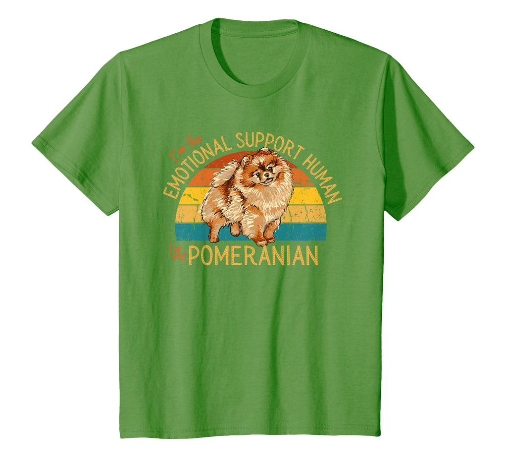 Im Emotional Support Human My Pomeranian T-Shirt - Custom Art Print Unisex - T-Shirt, Sweatshirt, Hoodie
