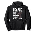 Silent Retreat Participants Mindfulness Hoodie - Graphic Print Men Women - T-Shirt, Sweatshirt, Hoodie