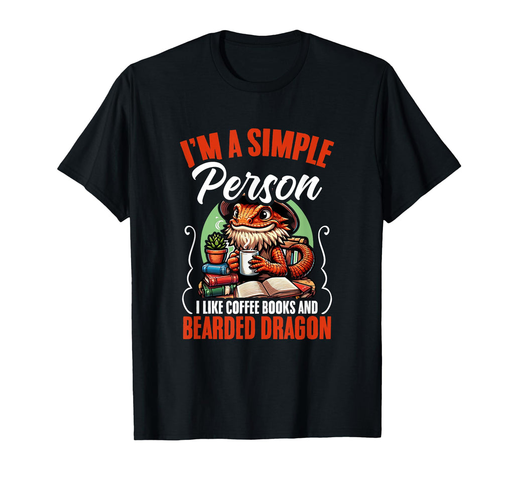 Pet Reptile Keeper I Like My Coffee Books T-Shirt - Trendy Graphic Unisex - T-Shirt, Sweatshirt, Hoodie