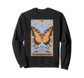 Tarot Card Antisocial Butterfly Sweatshirt - Unique Graphic for Adults - T-Shirt, Sweatshirt, Hoodie