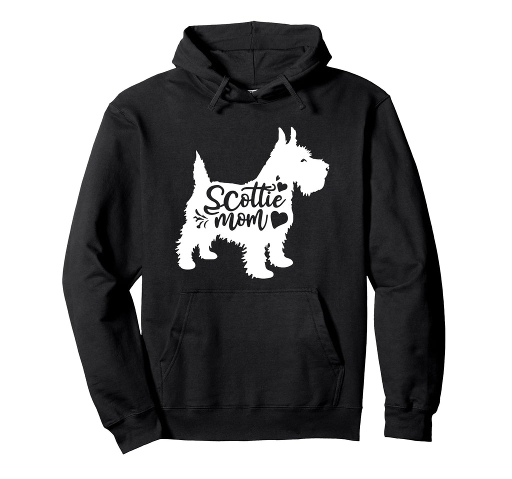 Scottie Mom Womens Scottish Terrier Dog Hoodie - Trendy Graphic Men Women - T-Shirt, Sweatshirt, Hoodie