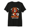 My Cavalier Gets Me Up Coffee Keeps T-Shirt - Fun Novelty Design Men Women - T-Shirt, Sweatshirt, Hoodie