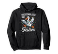 Overstimulated But Festive Holiday Hoodie - Aesthetic Graphic for Adults - T-Shirt, Sweatshirt, Hoodie