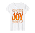 Spark Joy Daily Positive Mindset T-Shirt - Minimalist Print Men Women - T-Shirt, Sweatshirt, Hoodie