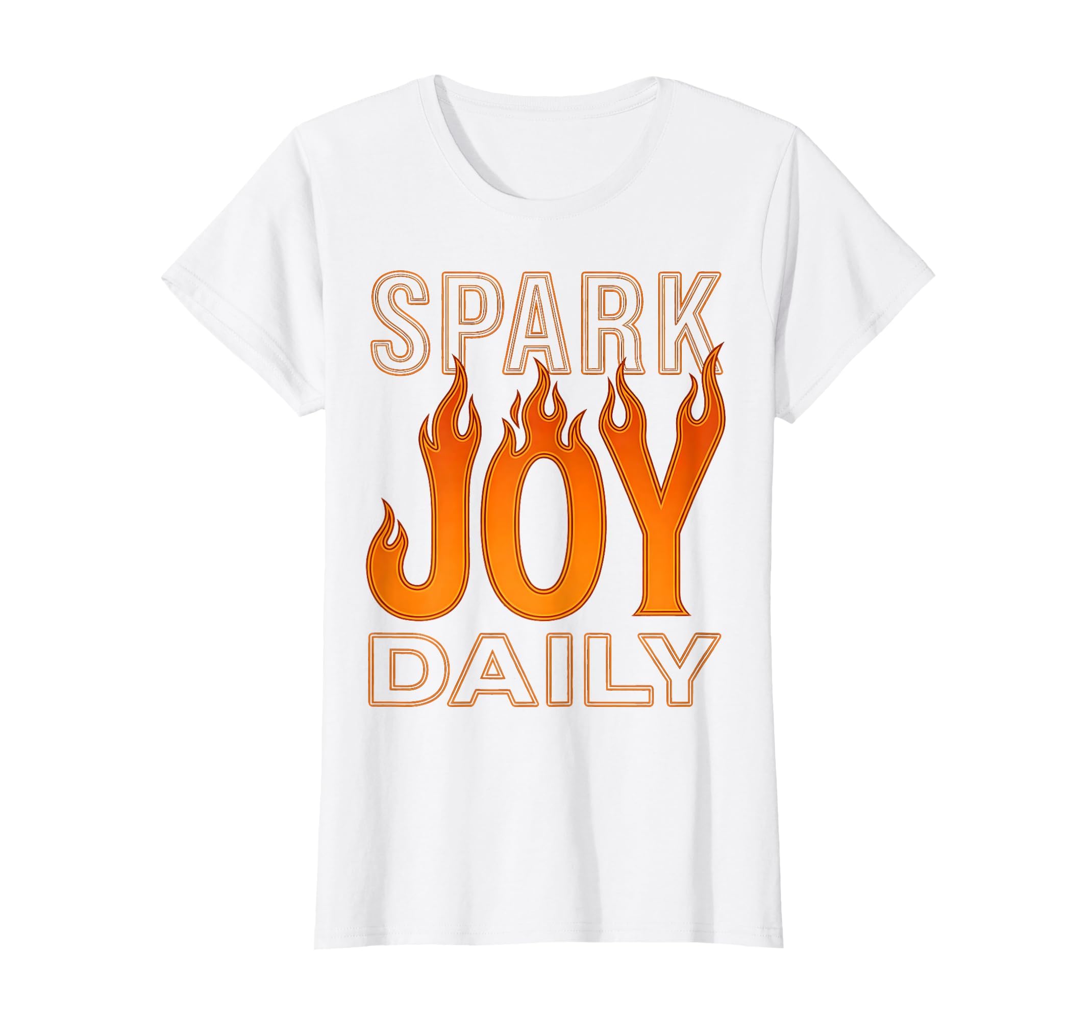 Spark Joy Daily Positive Mindset T-Shirt - Minimalist Print Men Women - T-Shirt, Sweatshirt, Hoodie