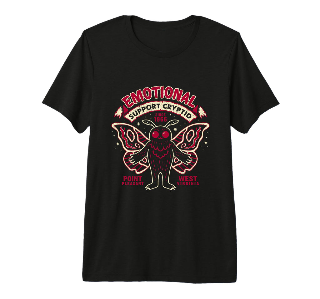 Emotional Cryptid Support Funny Dark T-Shirt - Aesthetic Graphic Unisex - T-Shirt, Sweatshirt, Hoodie
