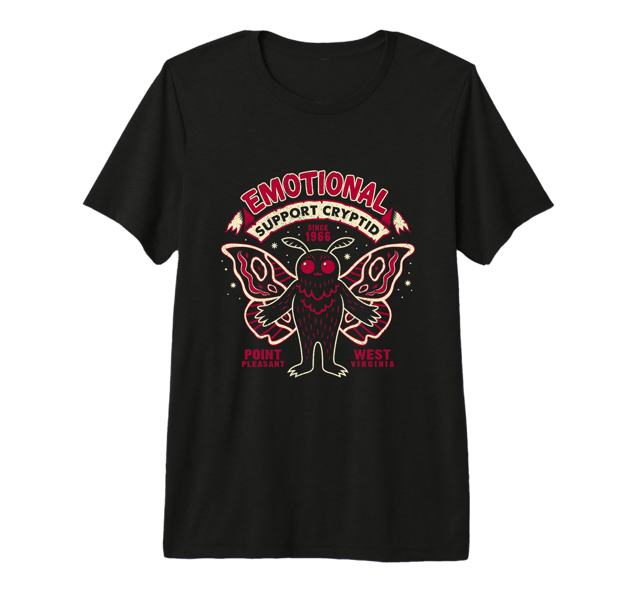 Emotional Cryptid Support Funny Dark T-Shirt - Aesthetic Graphic Unisex - T-Shirt, Sweatshirt, Hoodie