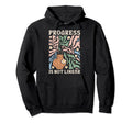 Progress Is Not Linear Sped Teacher Hoodie - Minimalist Print Men Women - T-Shirt, Sweatshirt, Hoodie