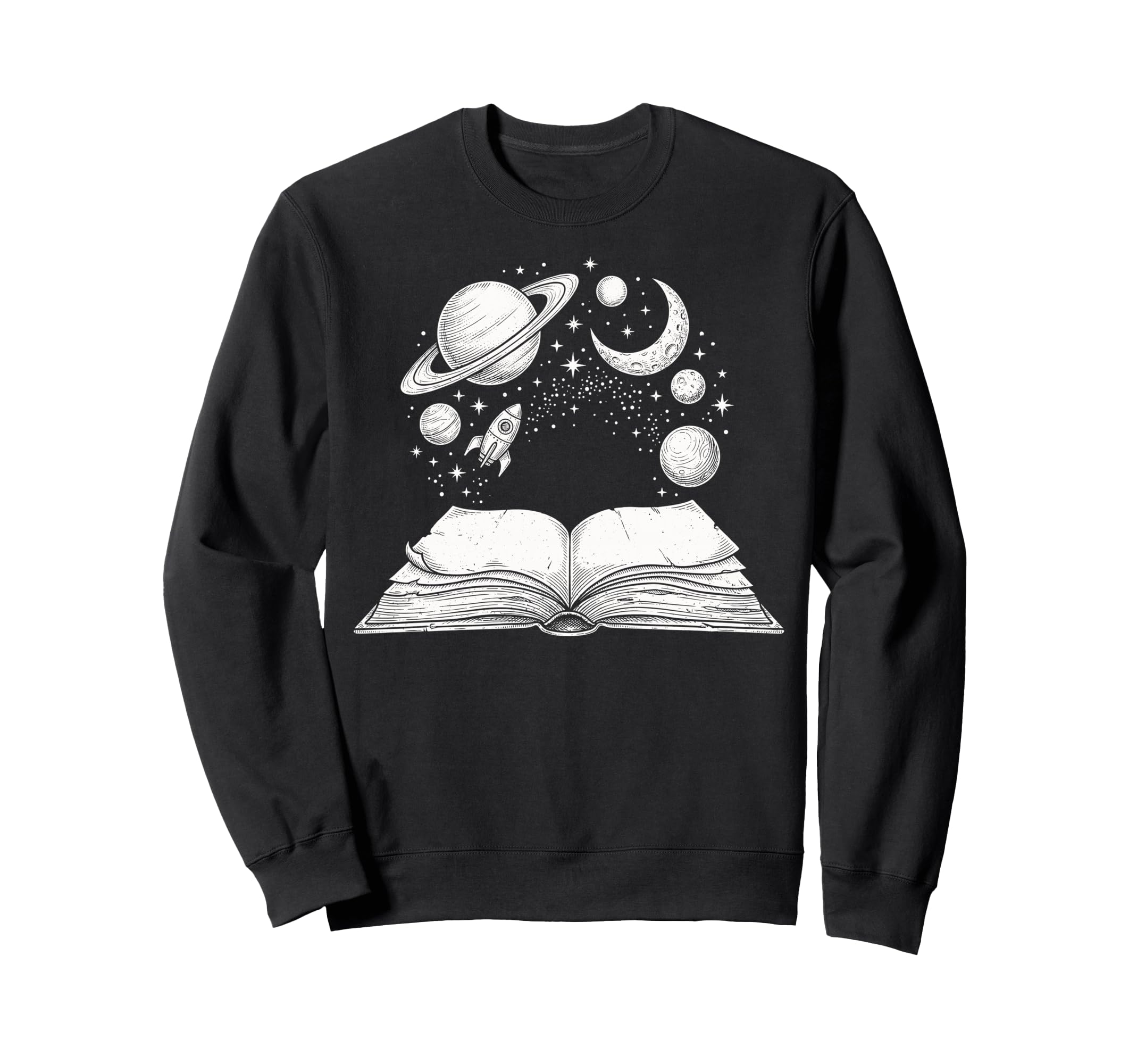 Solar System Planets Books Lover Sweatshirt - Fun Novelty Design Unisex - T-Shirt, Sweatshirt, Hoodie