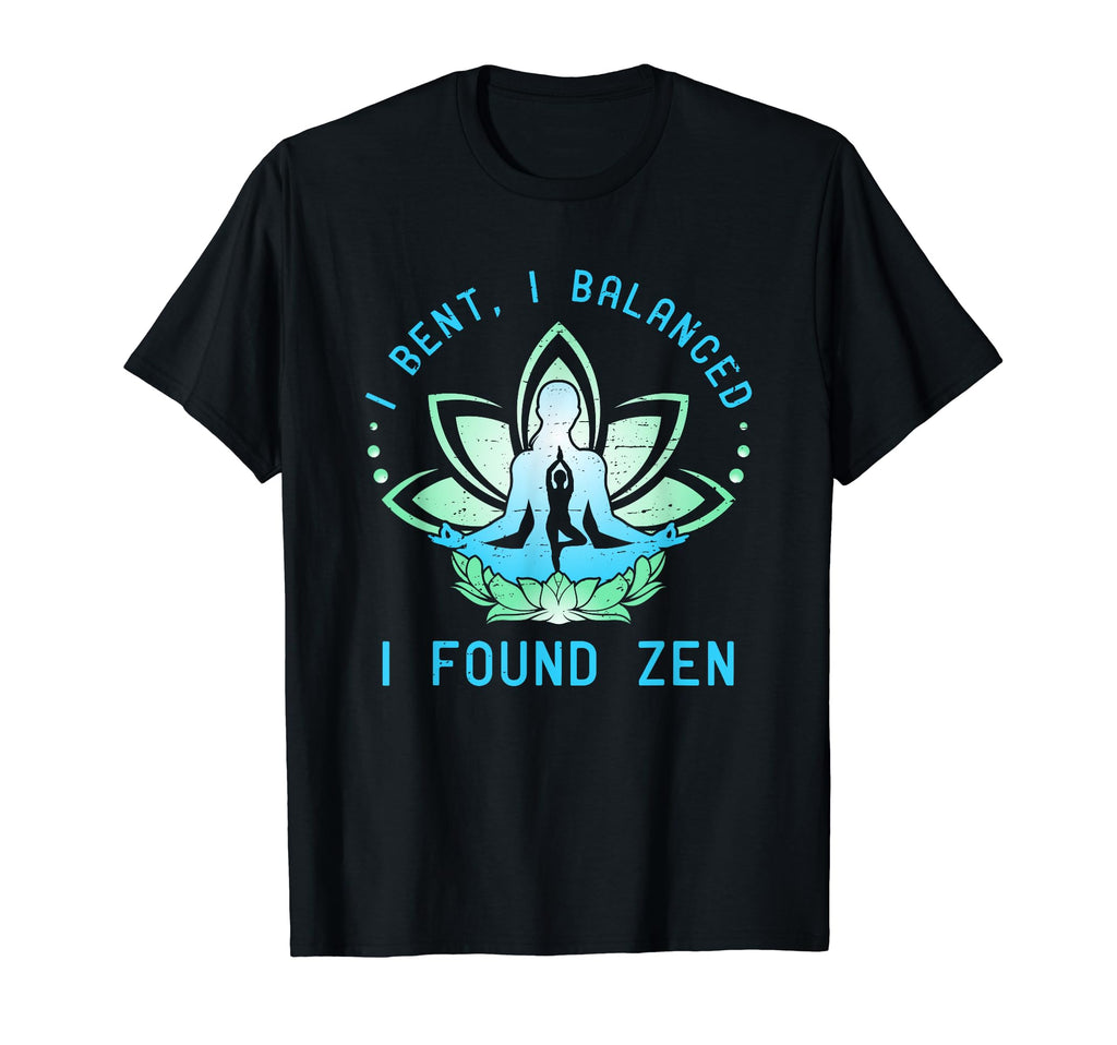 I Bent Calmed Found Zen Lotus T-Shirt - Custom Art Print for Adults - T-Shirt, Sweatshirt, Hoodie