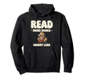 Read More Books Worry Less Library Hoodie - Aesthetic Graphic Men Women - T-Shirt, Sweatshirt, Hoodie