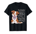 Therapy Dog Team Therapy Dogs Make T-Shirt - Minimalist Print Men Women - T-Shirt, Sweatshirt, Hoodie