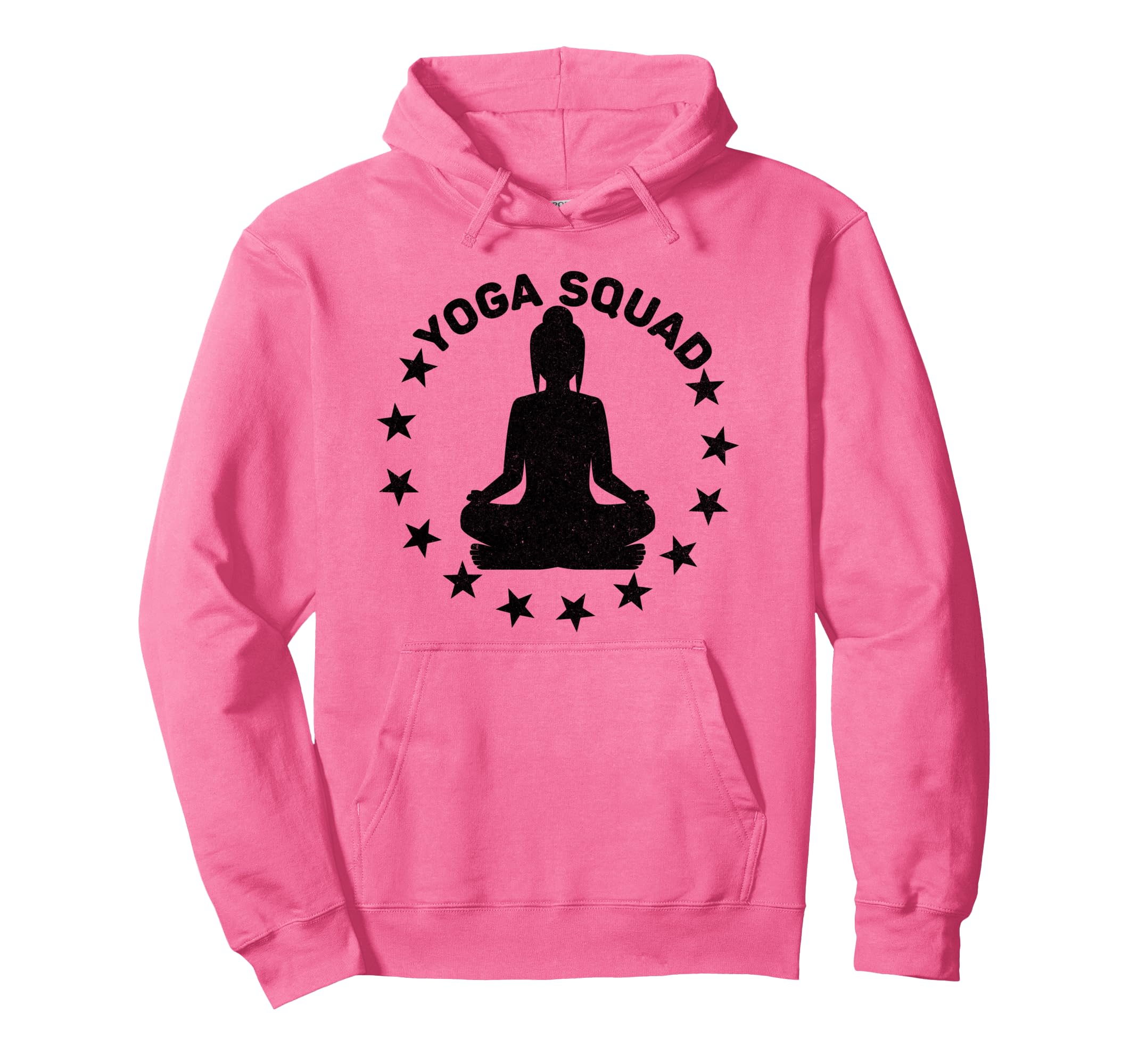Yoga Squad Spiritual Meditation Pose Hoodie - Graphic Print for Adults - T-Shirt, Sweatshirt, Hoodie