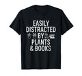 Distracted Plants Books Bookworm T-Shirt - Minimalist Print Unisex - T-Shirt, Sweatshirt, Hoodie