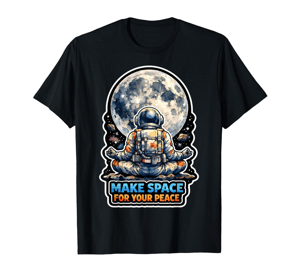 Moon Meditation Lunar Mindfulness T-Shirt - Fun Novelty Design Unisex - T-Shirt, Sweatshirt, Hoodie