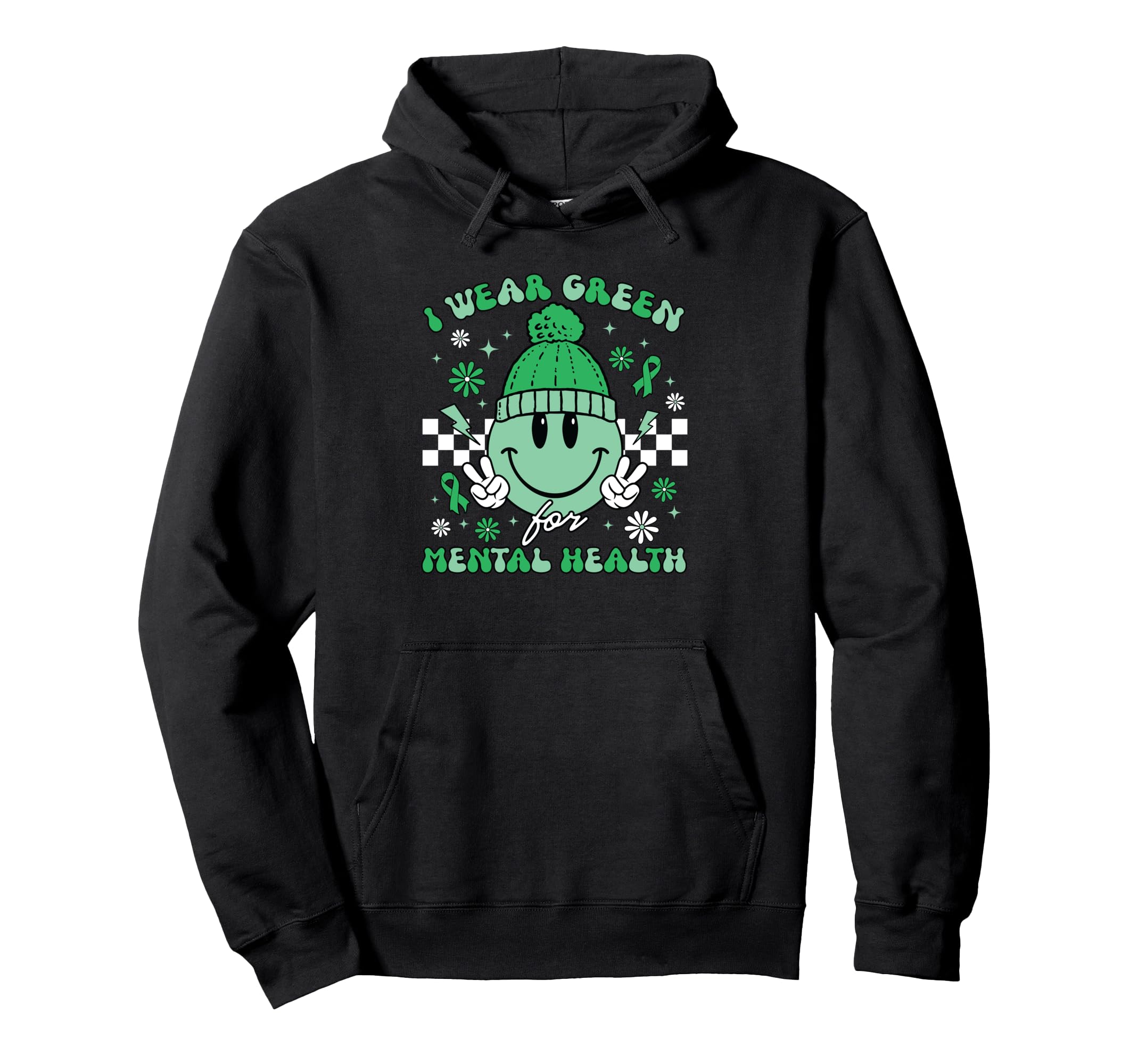 Mental Health Awareness Month End Stigma Hoodie - Custom Art Print Unisex - T-Shirt, Sweatshirt, Hoodie