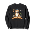 Meditation Dog Yoga Pose Sweatshirt - Fun Novelty Design for Adults - T-Shirt, Sweatshirt, Hoodie
