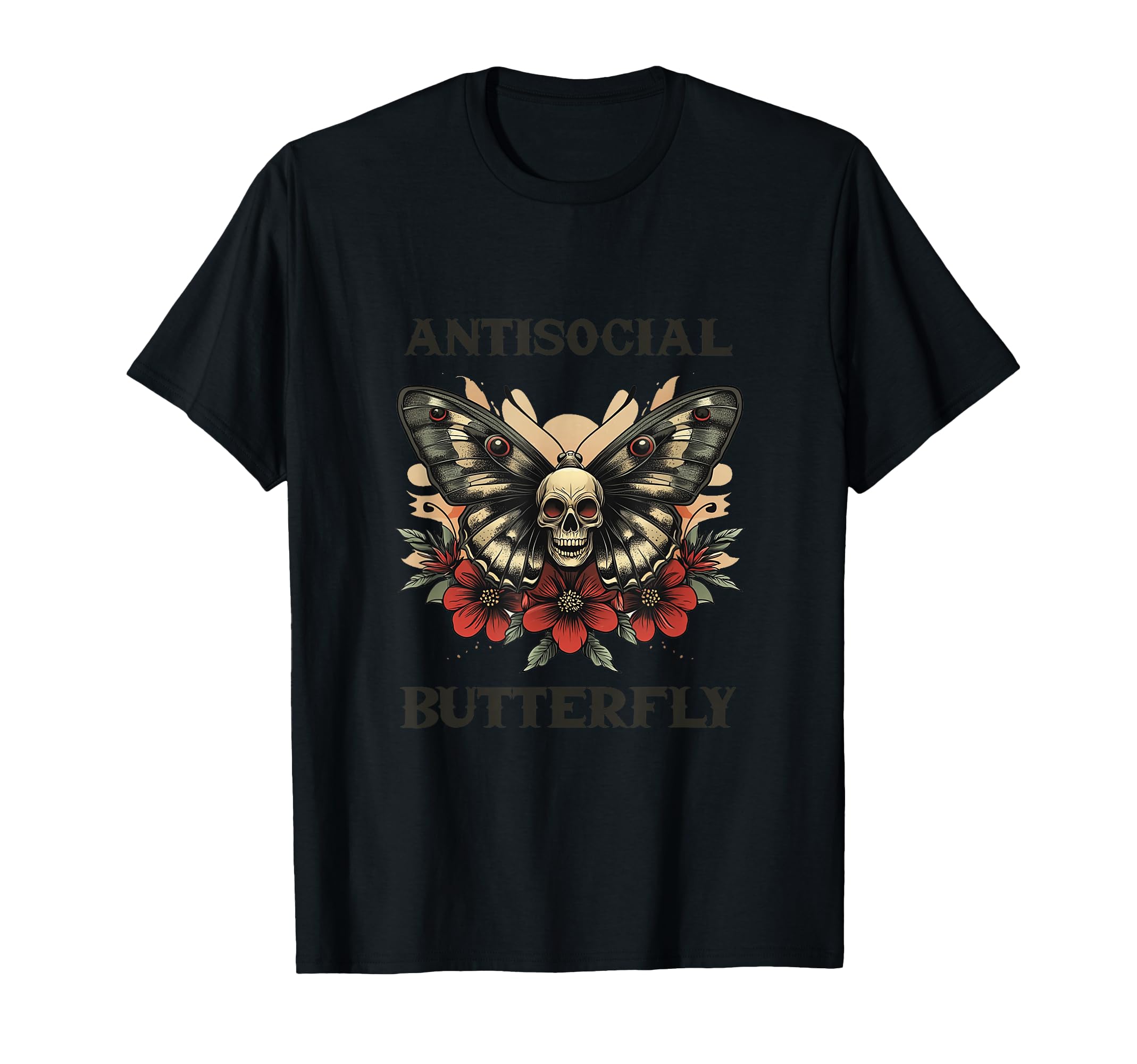Antisocial Butterfly Gift Hoodie - Novelty Apparel for Adults - T-Shirt, Sweatshirt, Hoodie