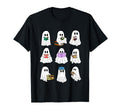 Book Lover Halloween Ghost Book Nerd T-Shirt - Trendy Graphic for Adults - T-Shirt, Sweatshirt, Hoodie