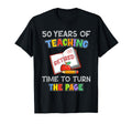 50 Years Teaching Retired English T-Shirt - Aesthetic Graphic Men Women - T-Shirt, Sweatshirt, Hoodie