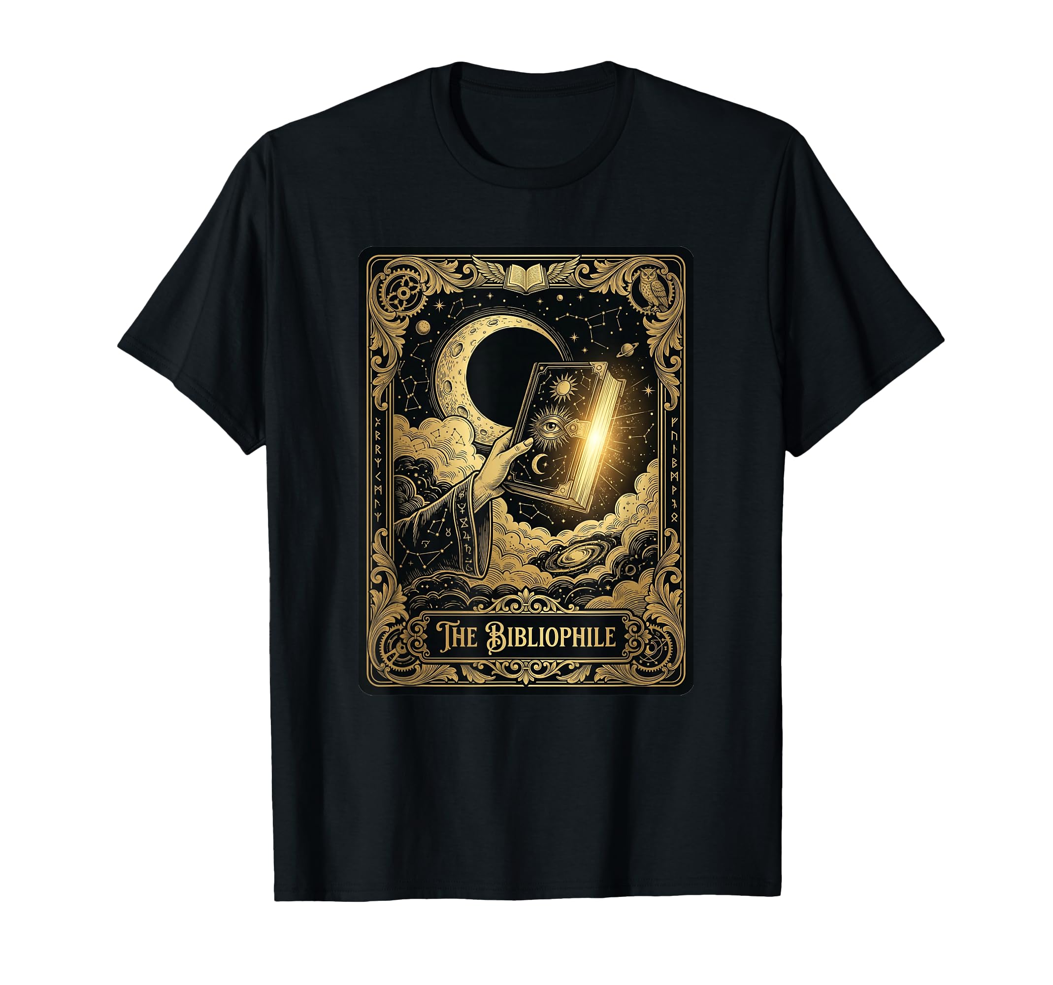 Bibliophile Tarot Card Aesthetic T-Shirt - Trendy Graphic for Adults - T-Shirt, Sweatshirt, Hoodie
