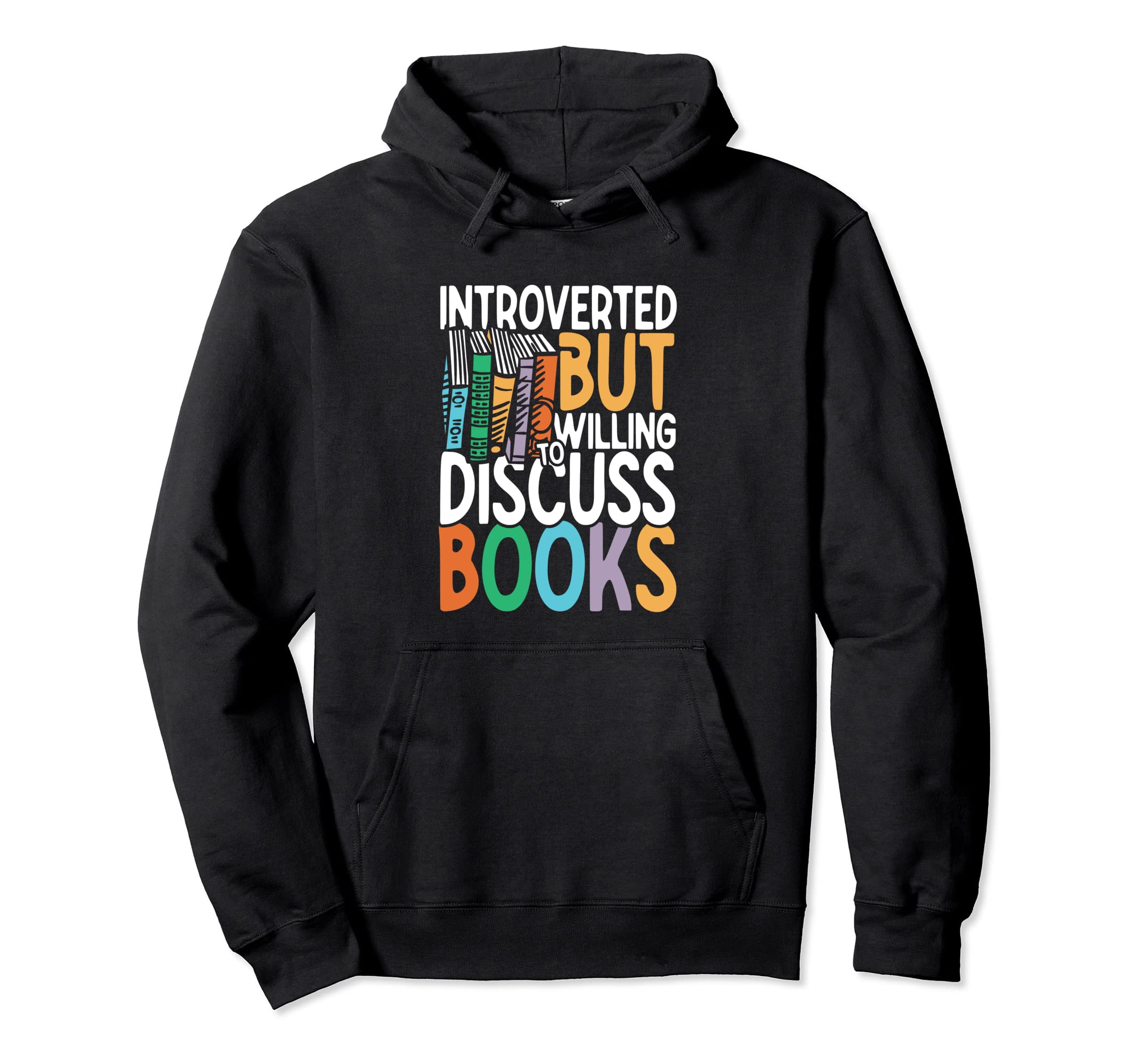 Introverted But Willing To Discuss Hoodie - Aesthetic Graphic Men Women - T-Shirt, Sweatshirt, Hoodie